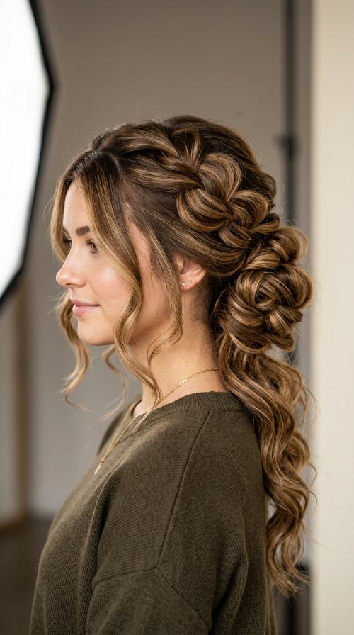 The Boho Pull-Through Bun