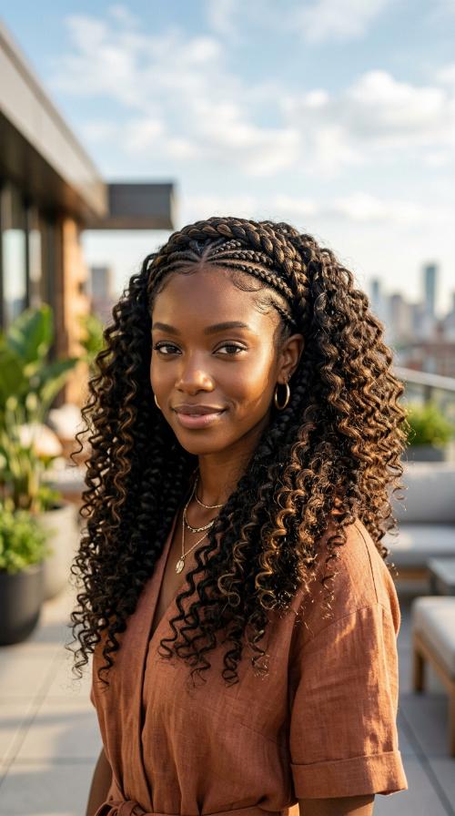 The Braided Headband Look