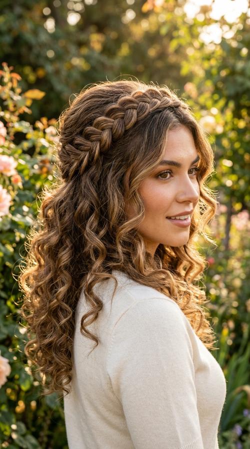 The Braided Headband Look