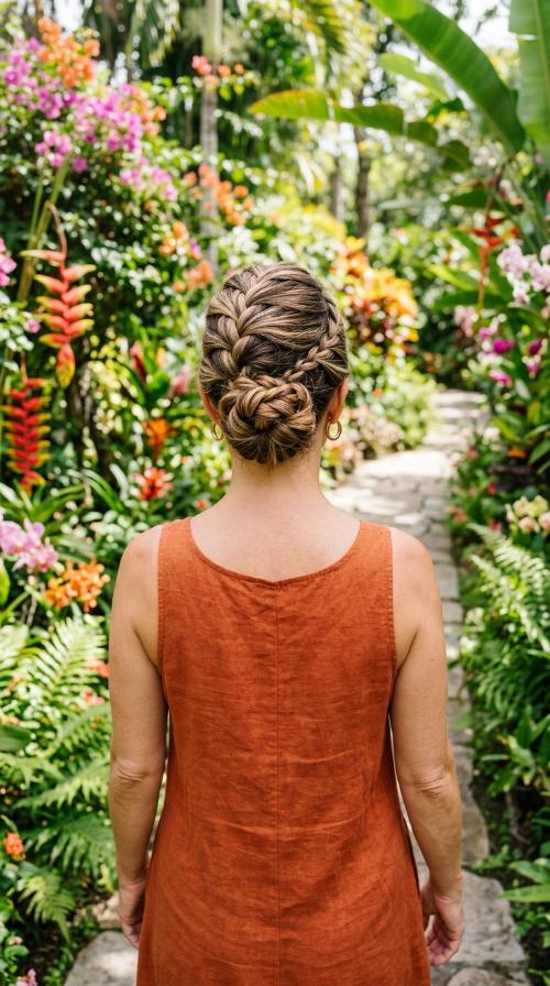 The Braided Low Bun