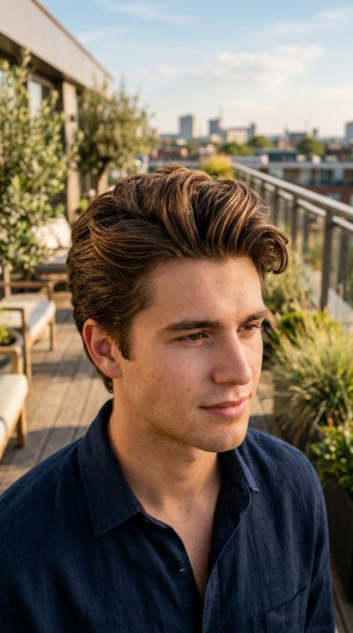 The Brushed-Up Boy Cut