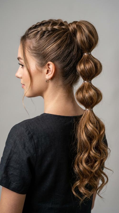The Bubble Ponytail