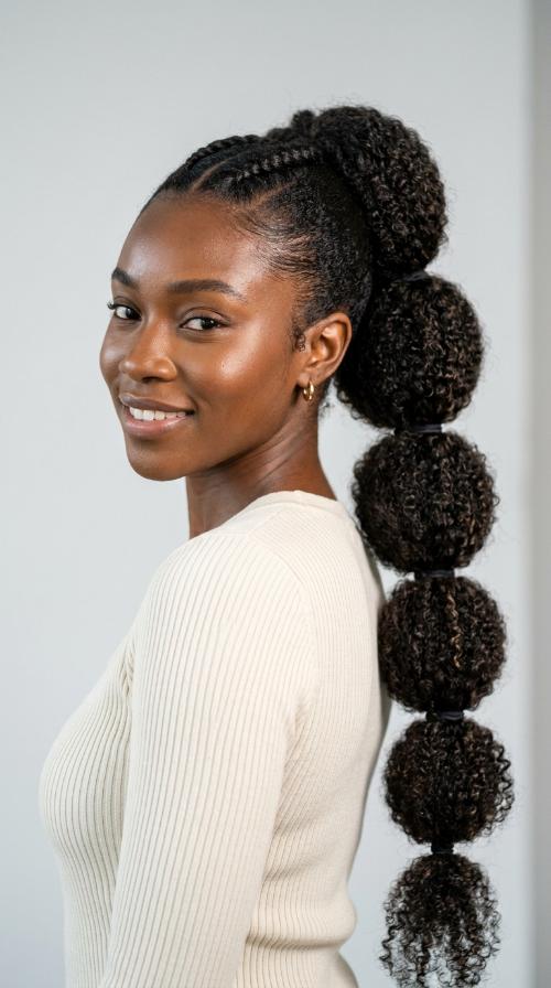 The Bubble Ponytail