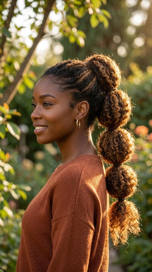 The Bubble Ponytail