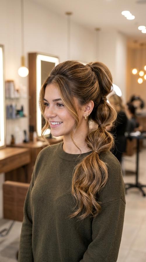 The Bubble Ponytail