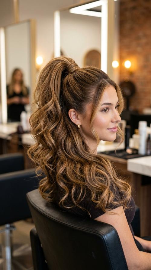 The Classic High Ponytail