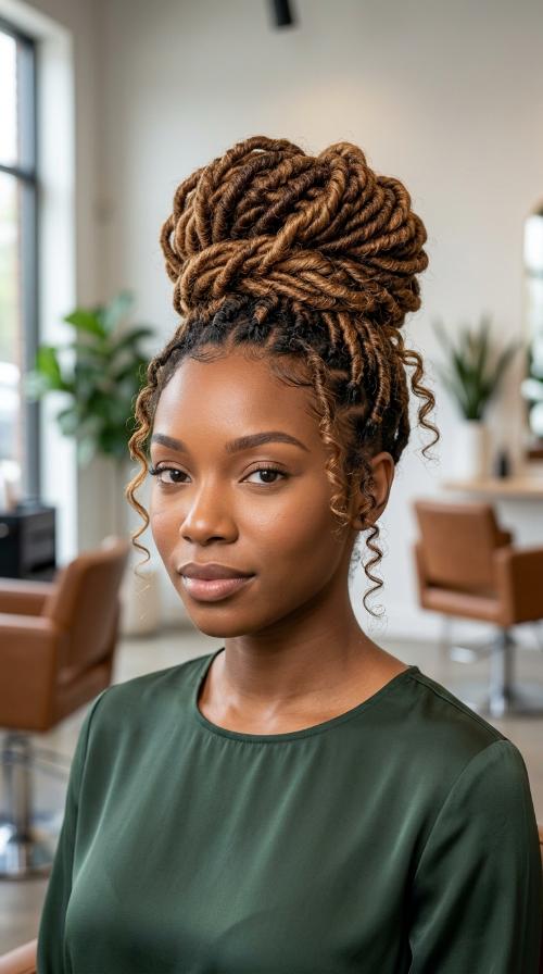 The Classic High Twisted Bun