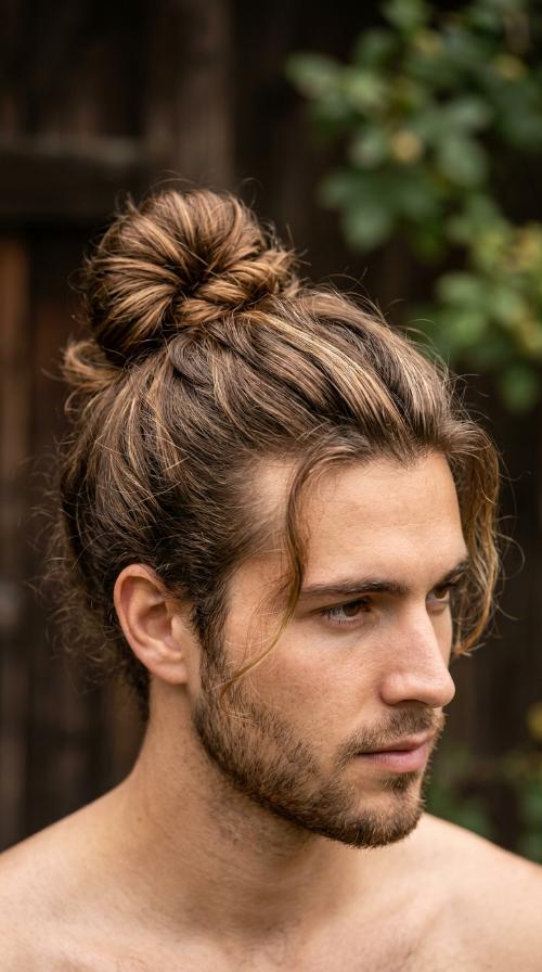The Classic Man Bun