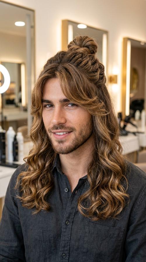 The Classic Man Bun