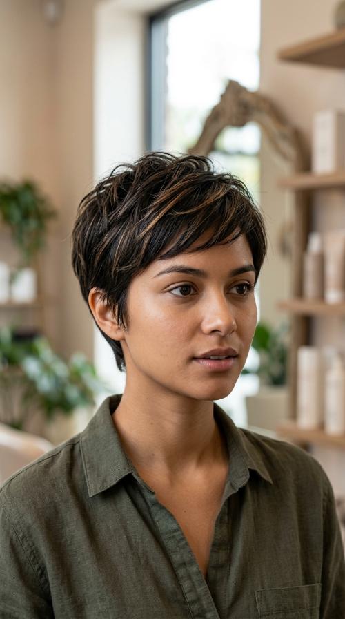 The Classic Pixie Cut Weave