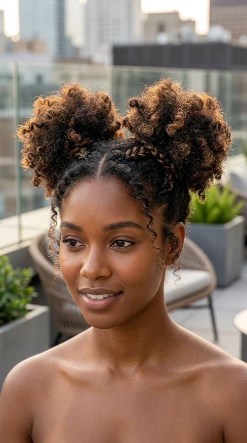 The Double Puff Space Buns