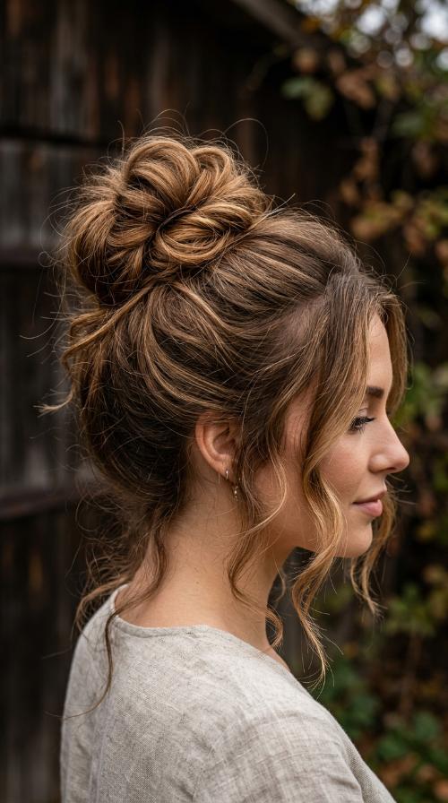 The Effortless Messy Top Knot