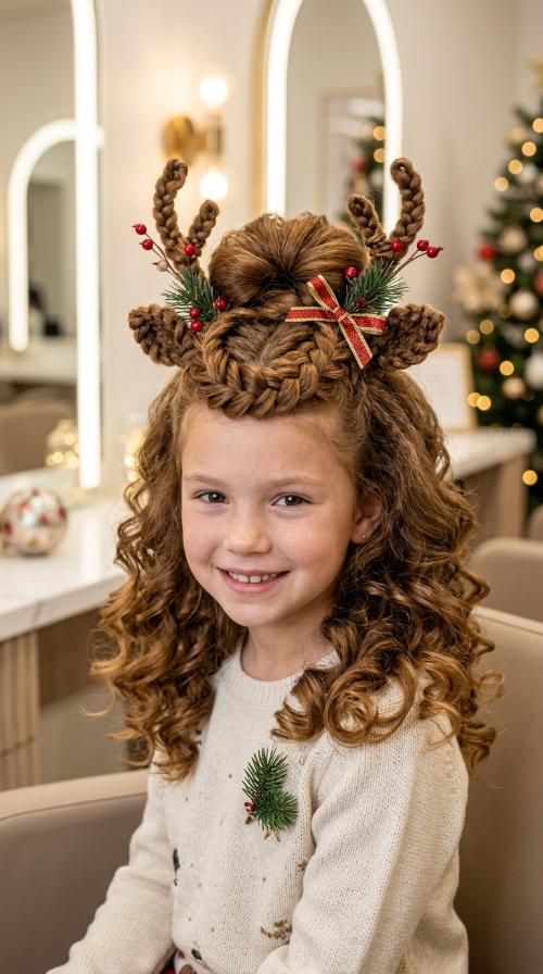 The Festive Reindeer Bun