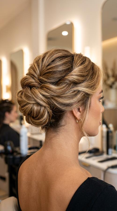 The Folded Vertical Chignon