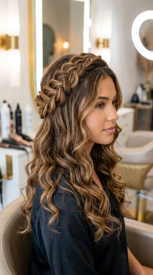 The French Braid Crown