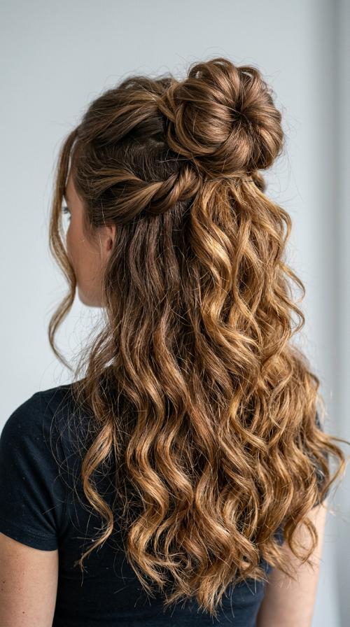 The Half-Up Top Knot