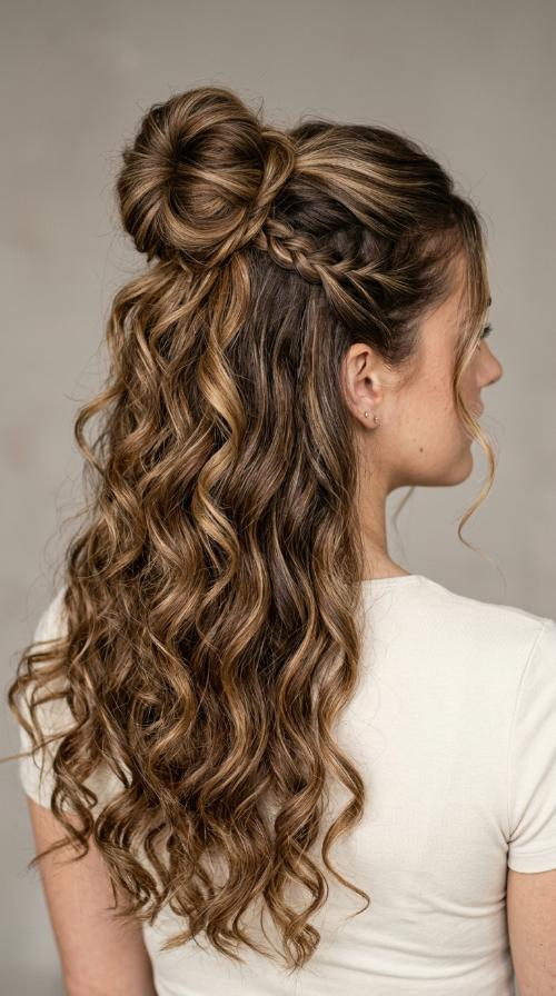 The Half-Up Top Knot