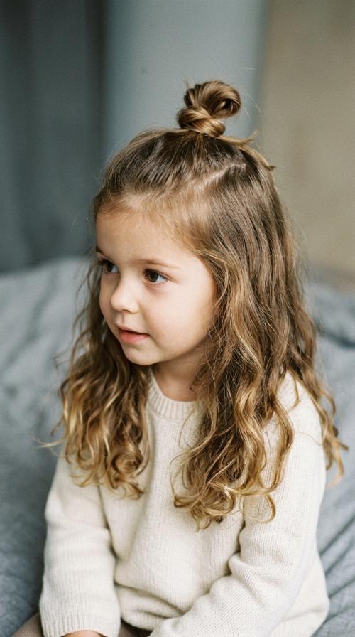 The Half-Up Top Knot