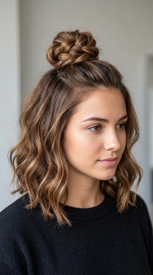 The Half-Up Top Knot