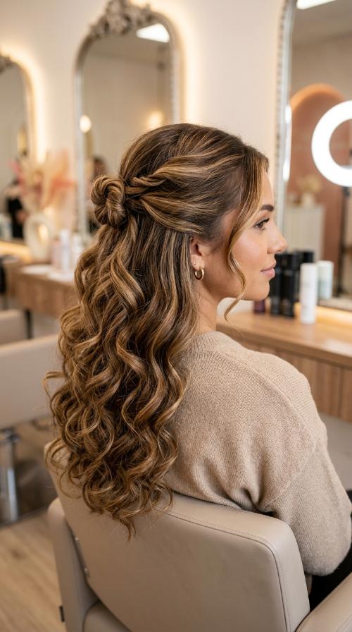 The Knotted Half-Up