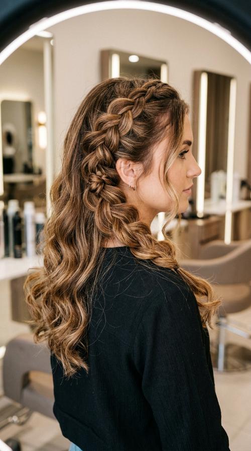 The Knotted Side Braid
