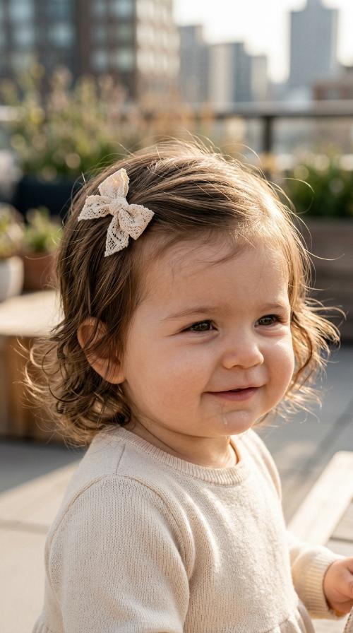 The Lace Bow Clip