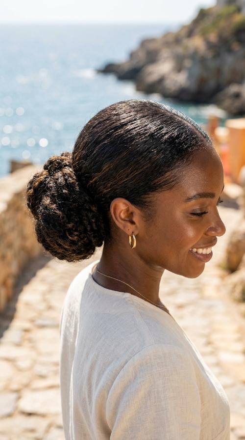 The Low Sleek Bun