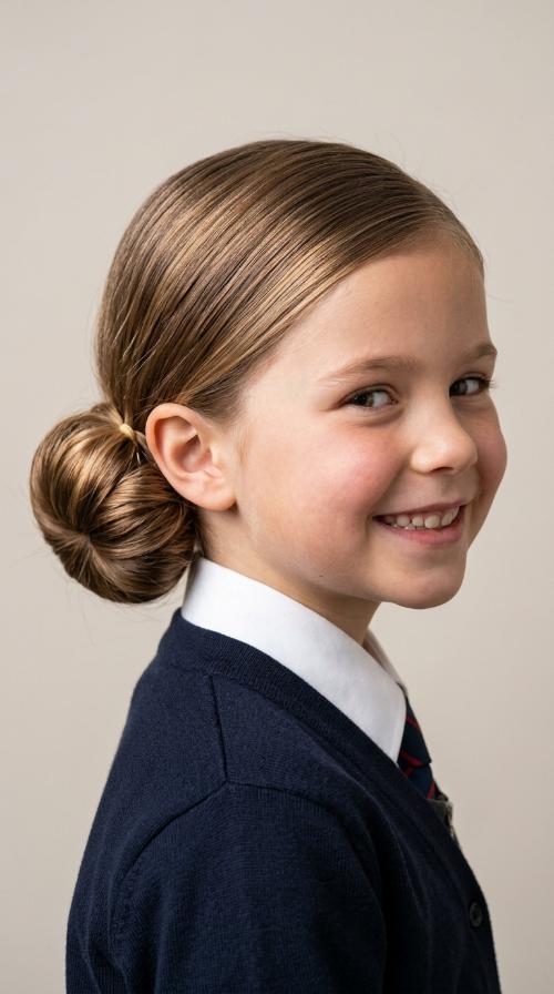 The Low Sleek Bun