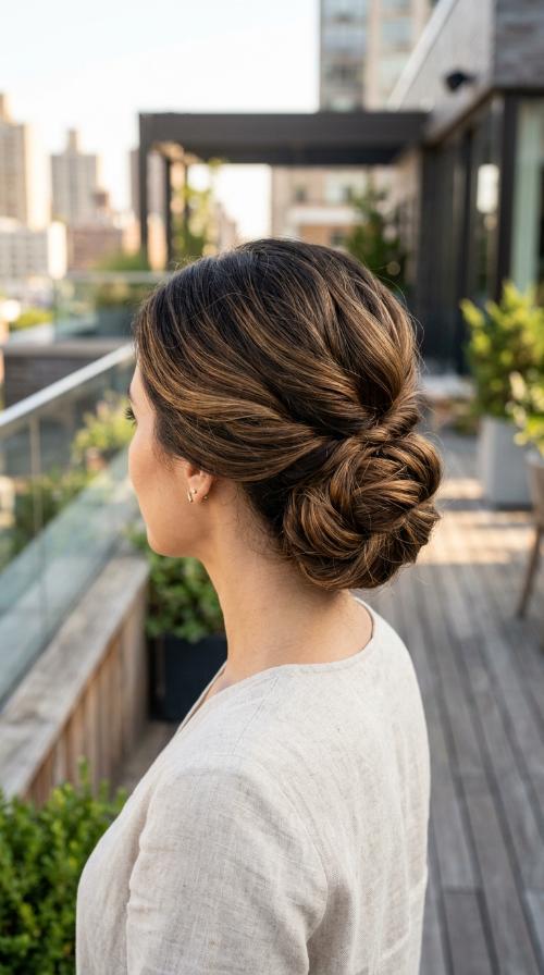 The Low Tucked Chignon