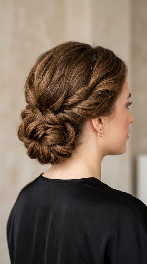 The Low Twisted Chignon