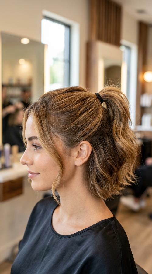 The Micro Ponytail