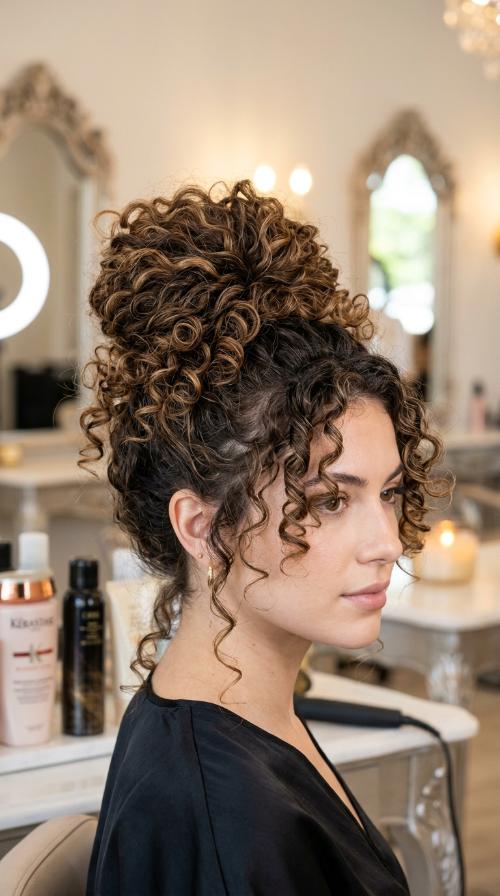 The Pineapple Bun for Curls
