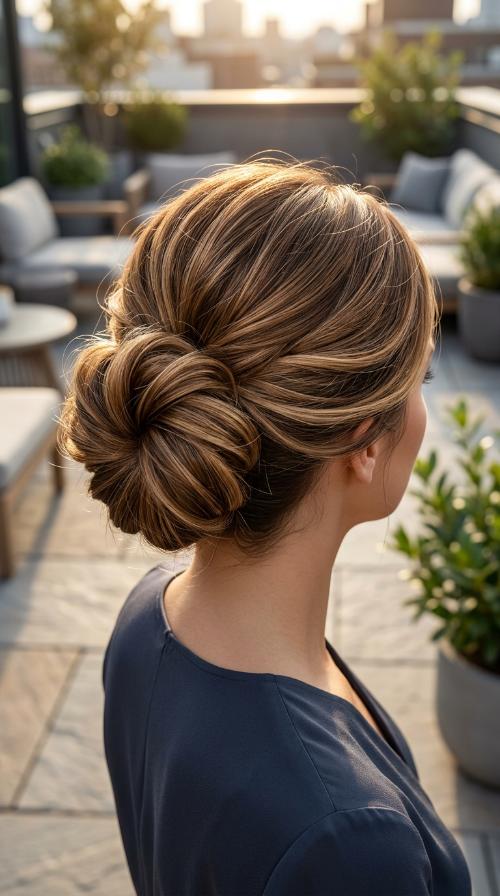 The Polished Knot Bun