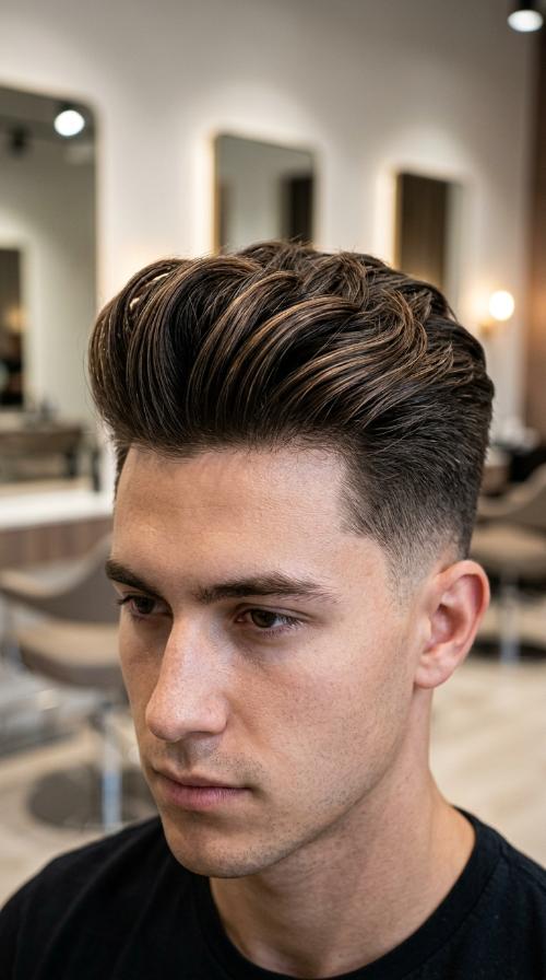 The Pompadour Fade