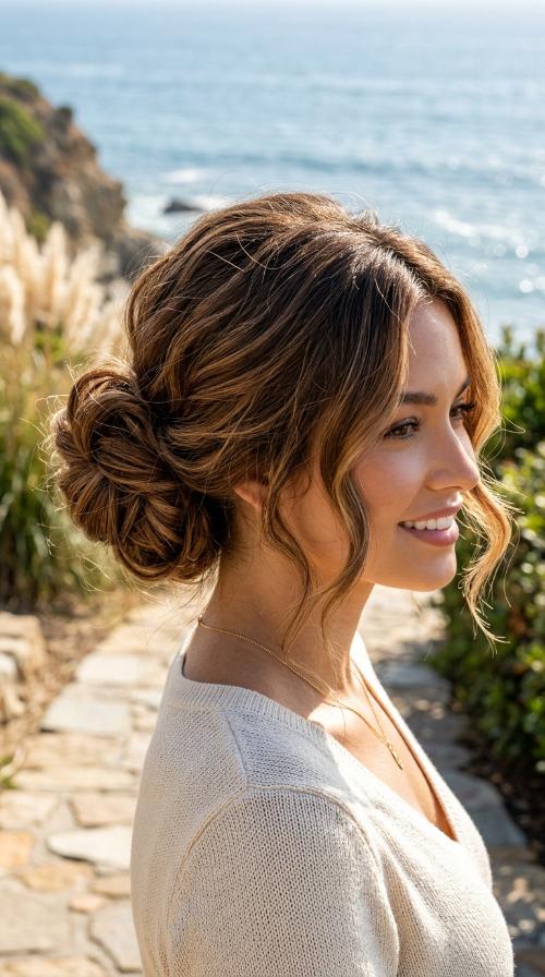 The Relaxed Messy Bun