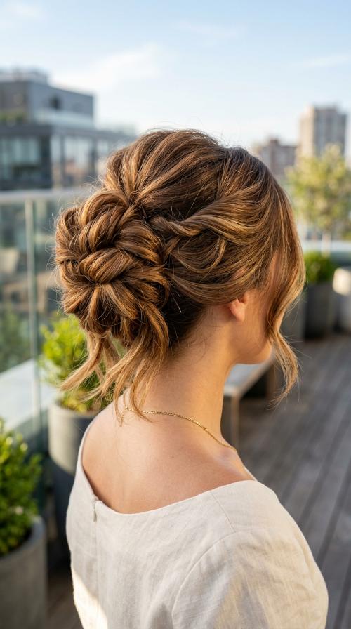 The Scrunched Texture Bun