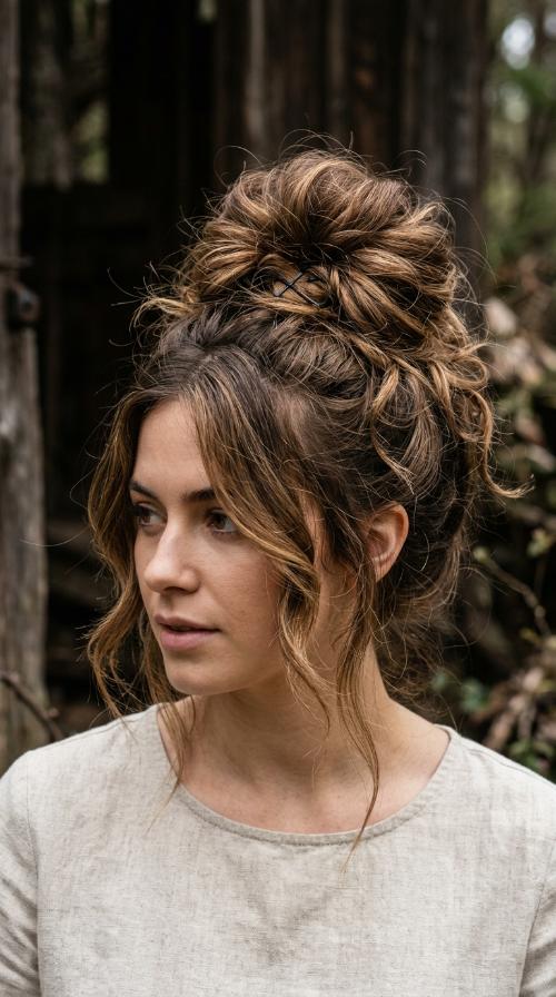 The Secure Messy Top Knot