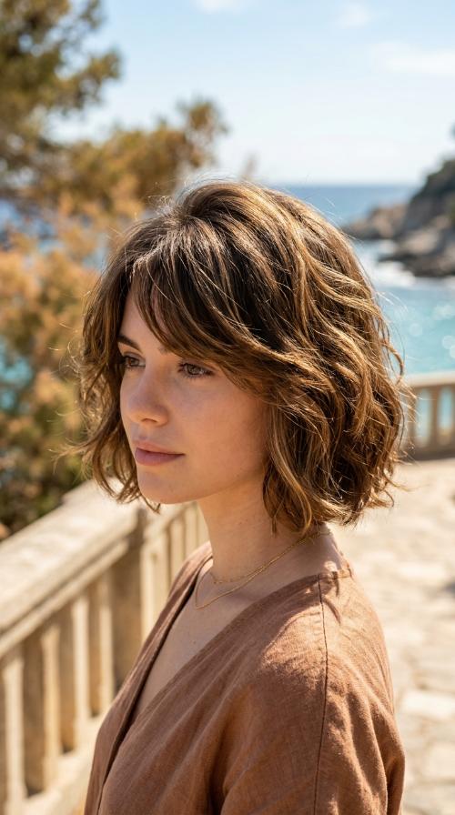 The Side-Swept Bangs