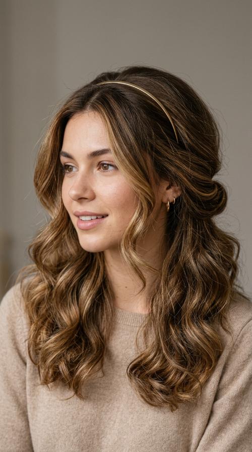 The Simple Headband Tuck