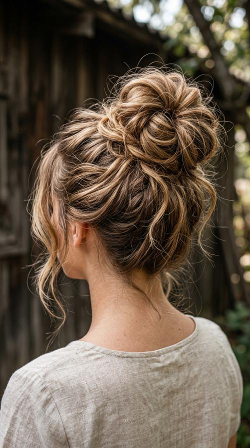 The Sky-High Messy Bun