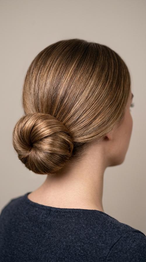 The Sleek Low Bun