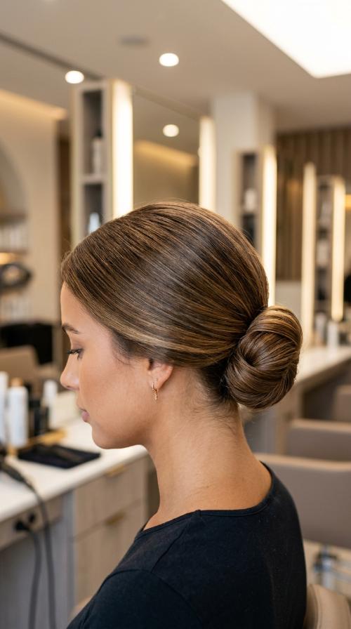 The Sleek Low Bun
