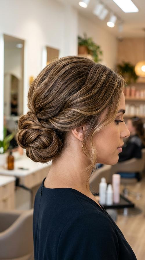 The Sleek Low Chignon