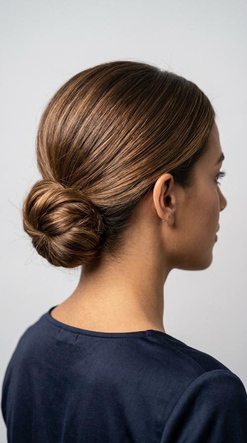 The Sleek Low Chignon