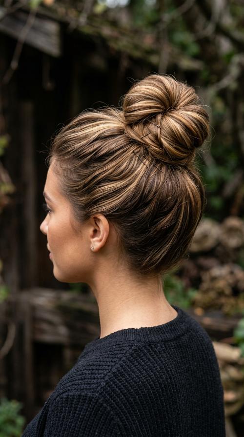 The Sleek Top Knot