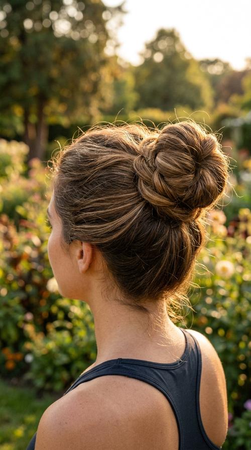 The Sporty Secure Bun