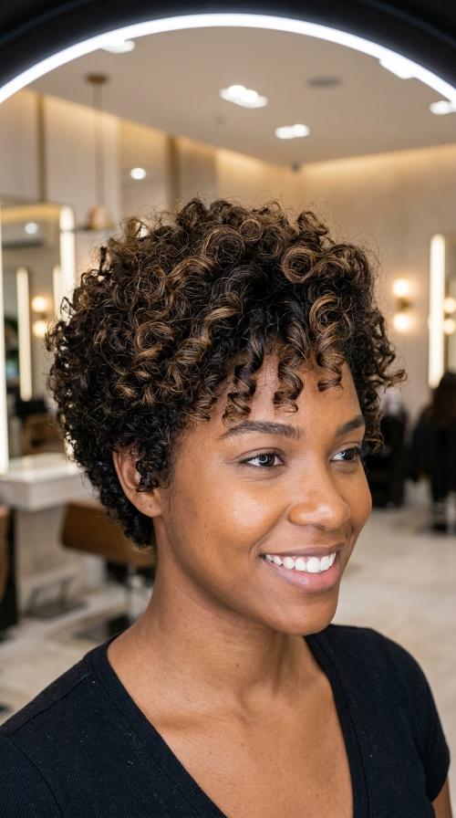 The Tapered Pixie for Round Faces