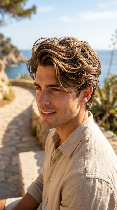 The Tousled Side Part