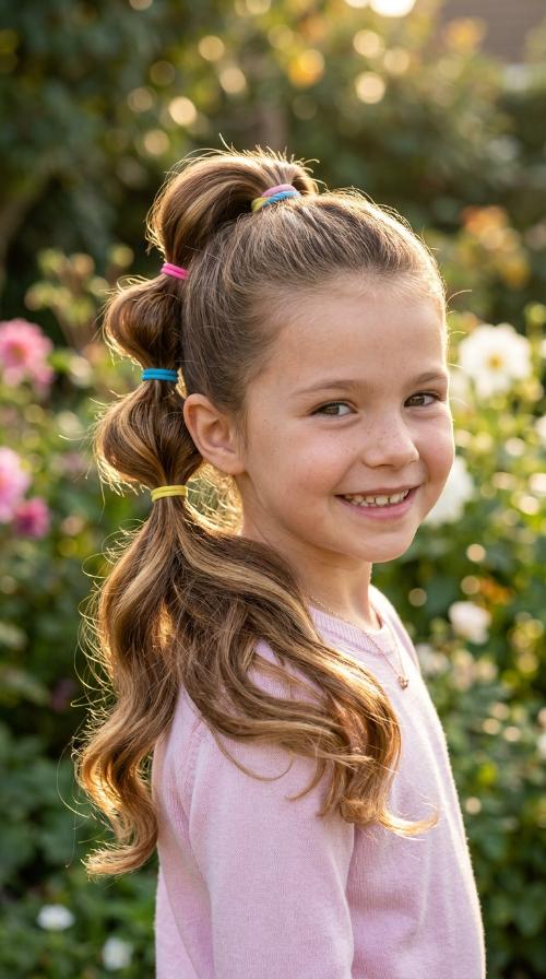 The Triple Flip Ponytail