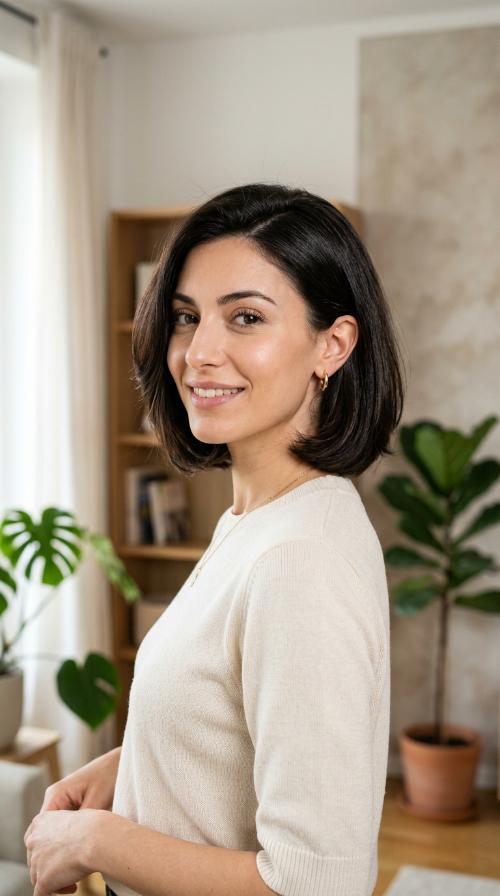 The Tucked-Behind-The-Ear Bob